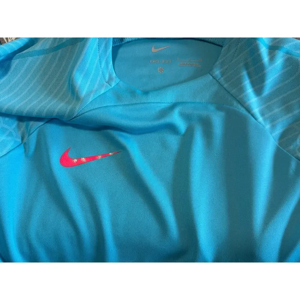 Men's Nike Dri-FIT Strike Football Training Shirt Blue, S